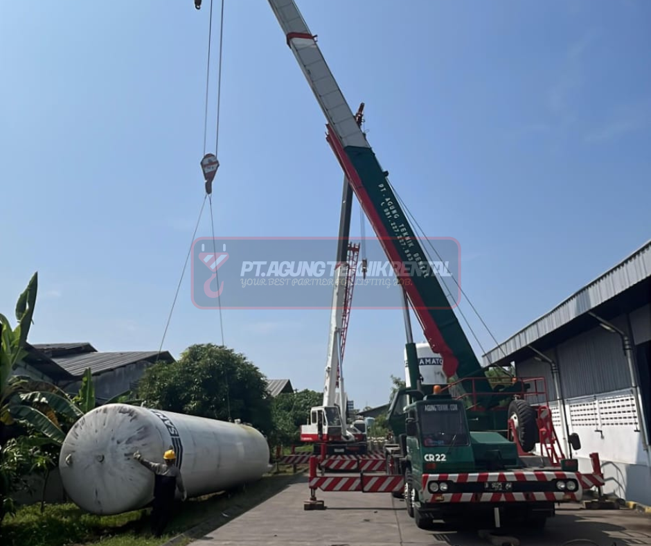Instalasi infrastruktur gas industri dengan alat berat terpercaya